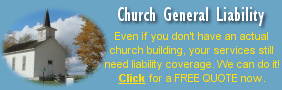 Church general liability insurance quotes from Salem Insurance